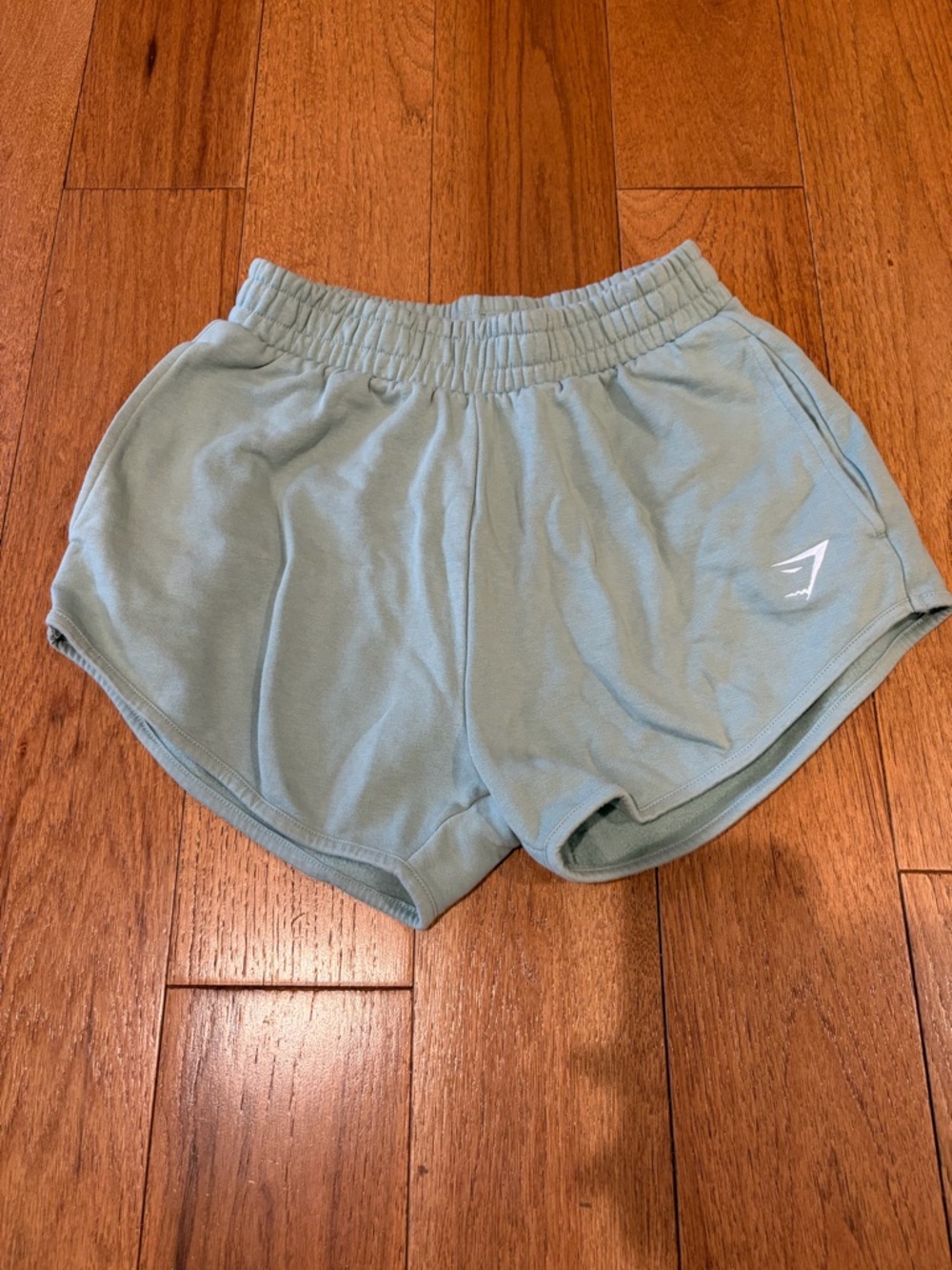 Gymshark Women’s Light Sage Green Athletic Shorts